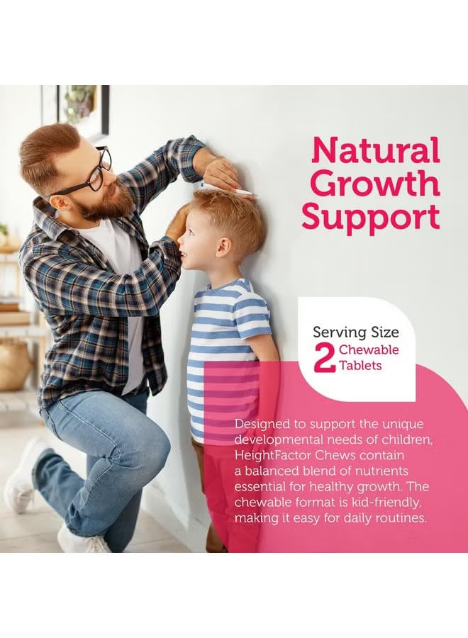 Zahler HeightFactor Chews - Kids Growth Supplement (Age 4+) 60 Count