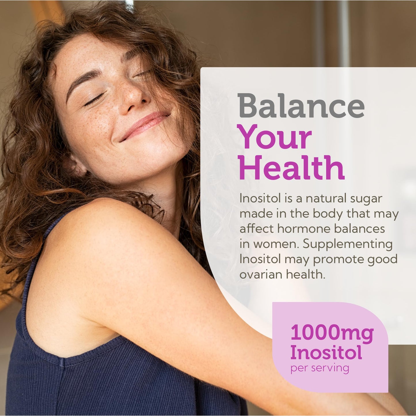 Zahler Inositol 1000mg Capsules - Mood, Nervous System & Hormone Balance (120 Count) - Kosher, Gluten Free, Dairy Free