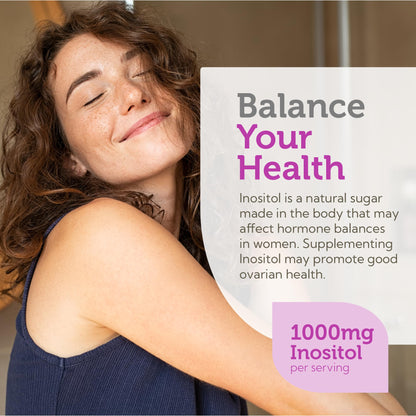 Zahler Inositol 1000mg Capsules - Mood, Nervous System & Hormone Balance (120 Count) - Kosher, Gluten Free, Dairy Free