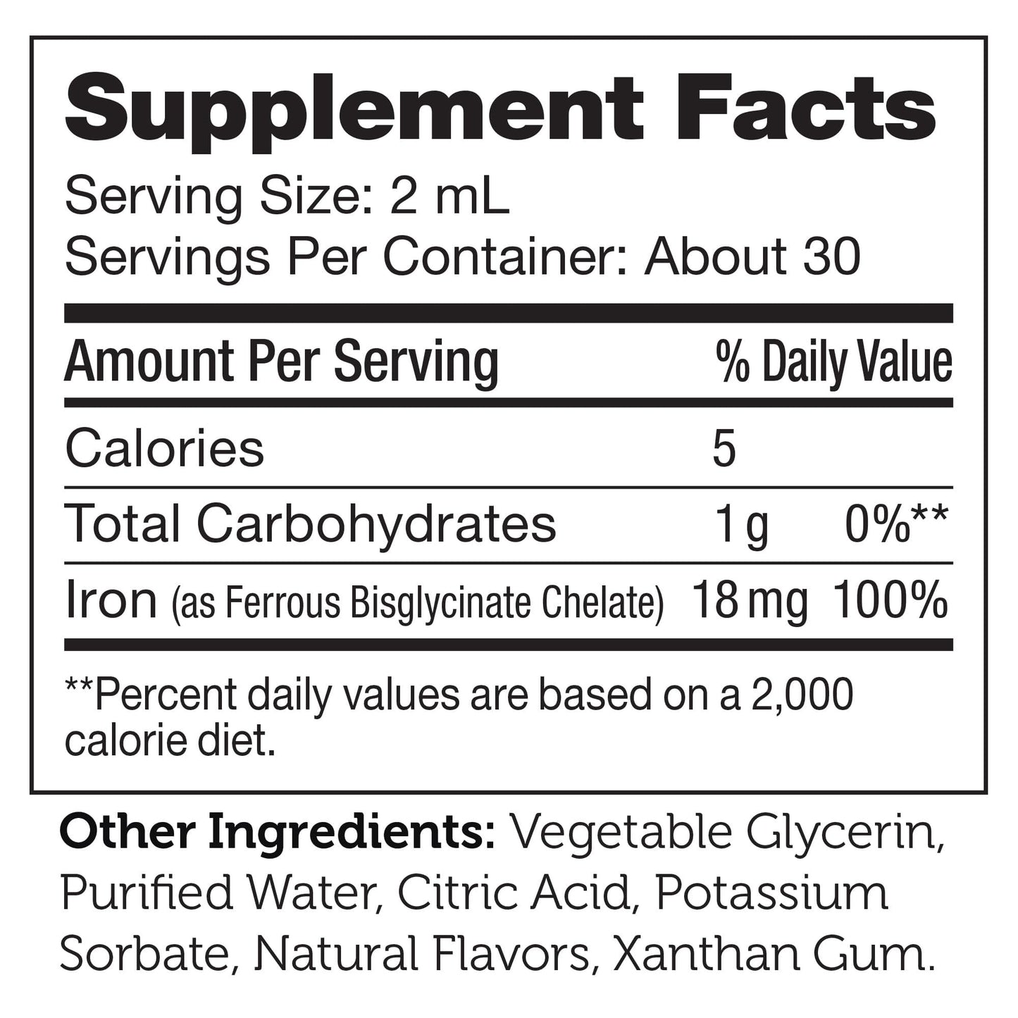 Zahler's Iron Drops - Gentle Liquid Iron Concentrate (2 oz)