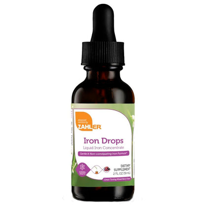 Zahler's Iron Drops - Gentle Liquid Iron Concentrate (2 oz)