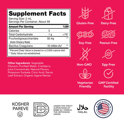 Zahler Kidophilus Liquid Probiotics for Kids – Fruit Punch, 4 fl oz