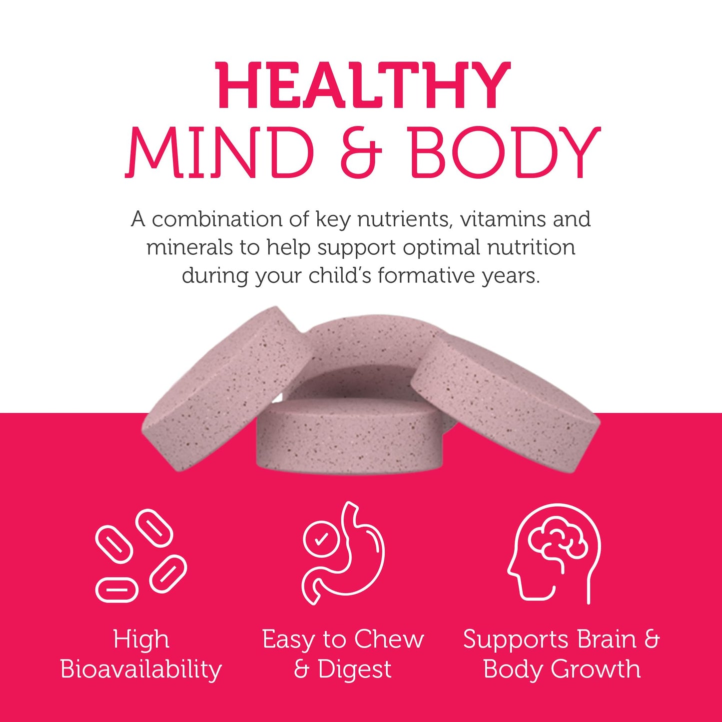 Zahler Kids Multivitamin Chewable | 90 Cherry Flavor | 20+ Vitamins