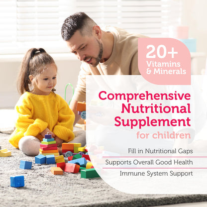 Zahler Kids Multivitamin Chewable | 90 Cherry Flavor | 20+ Vitamins
