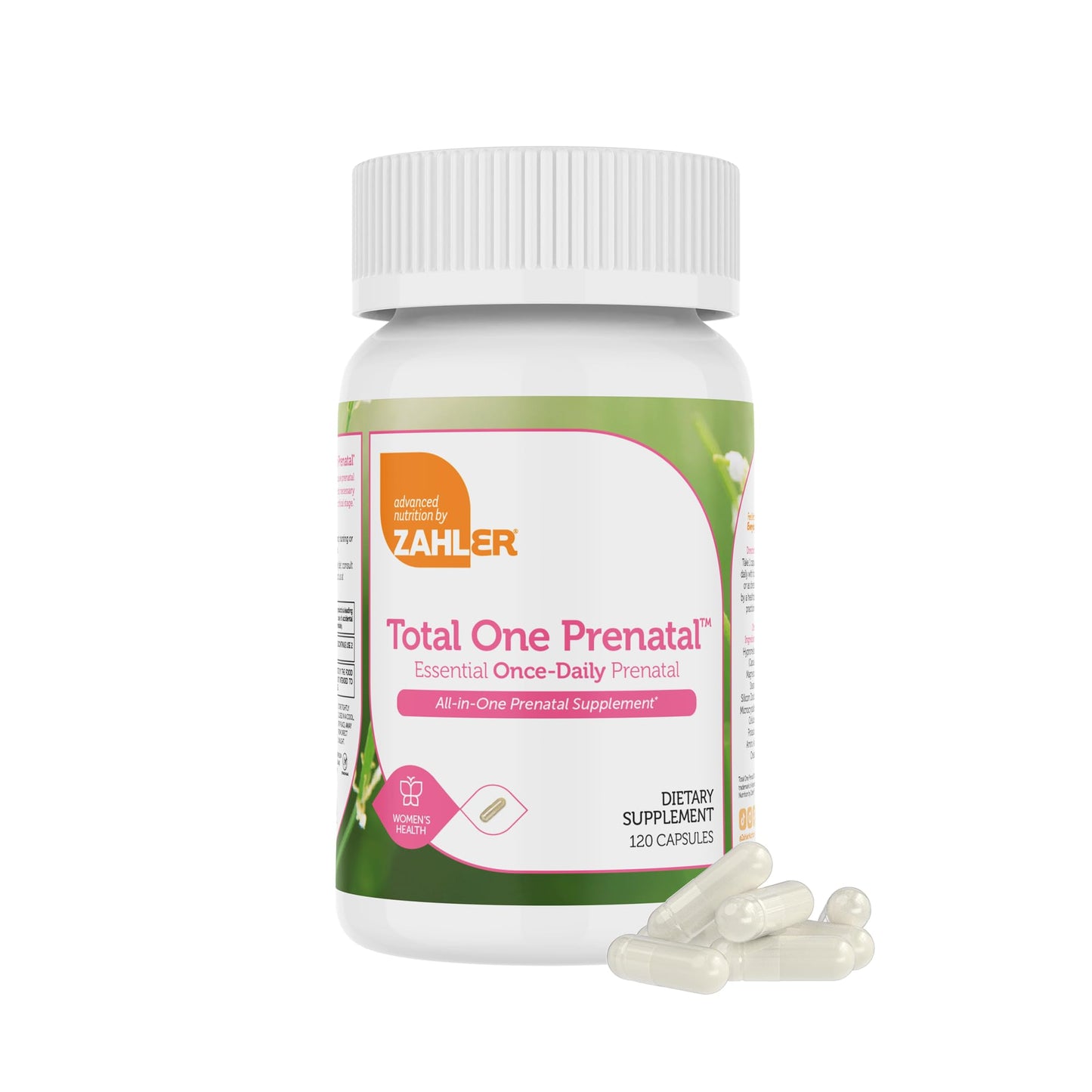 Zahler Total One Prenatal Vitamins – 120 Count | Kosher Prenatal Multivitamin with 22 Nutrients