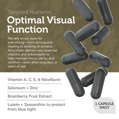 Zahler AccuVision – Advanced Eye Health Formula, 30 Capsules