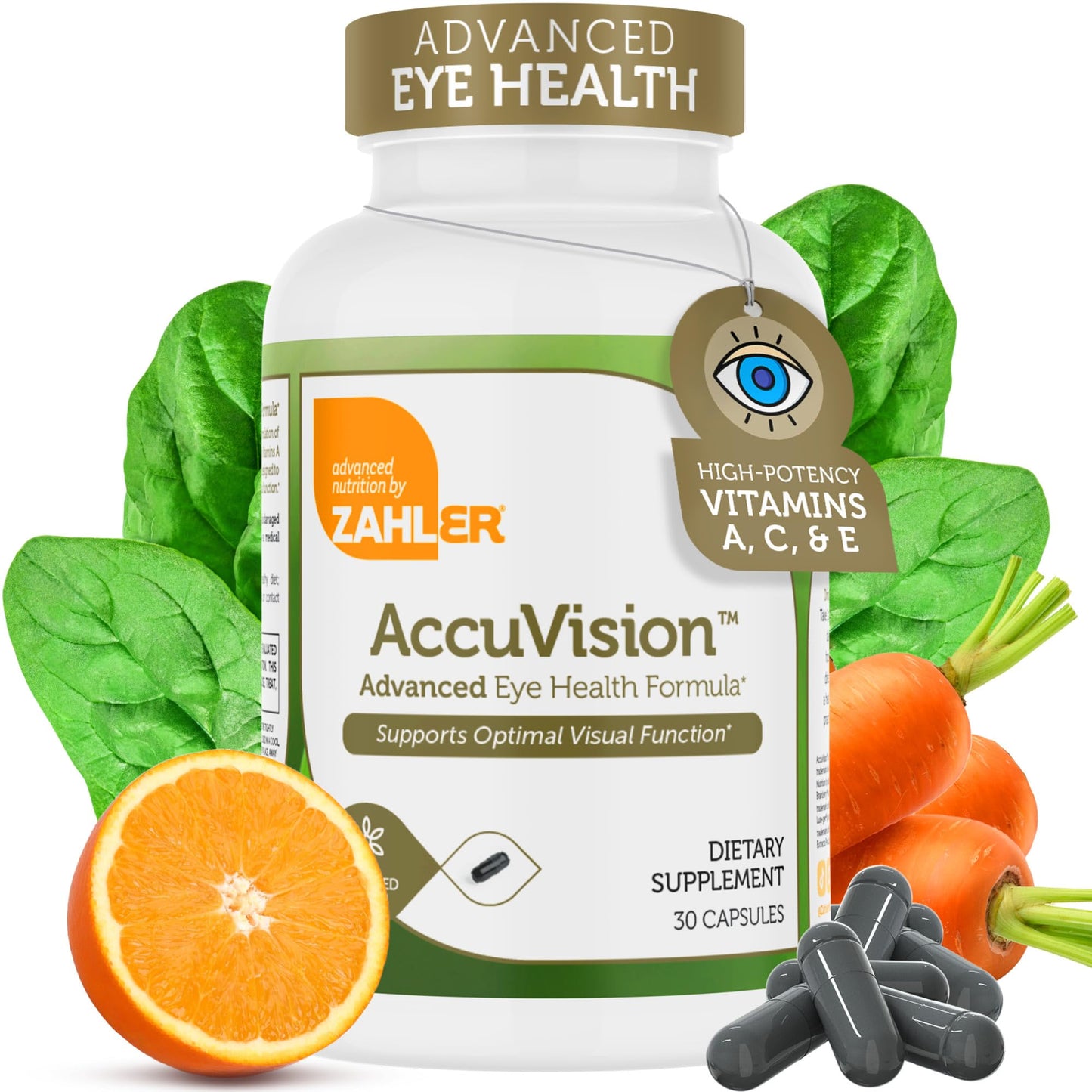 Zahler AccuVision – Advanced Eye Health Formula, 30 Capsules