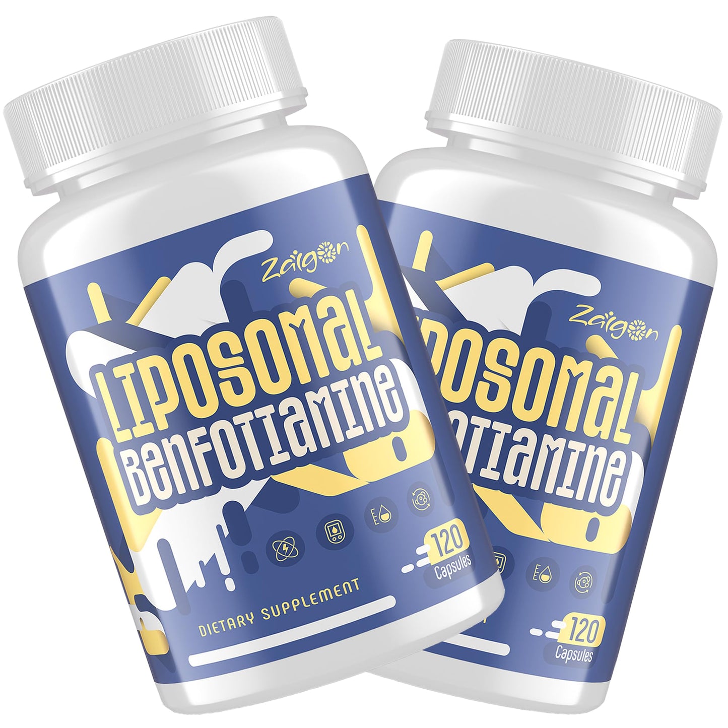 Zaigon Benfotiamine 600mg Vitamin B1 Supplement | Gluten Free