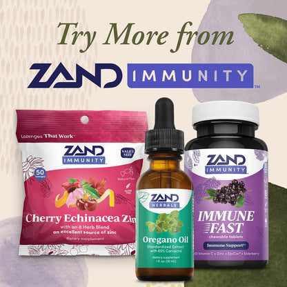 Zand Herbals Oregano Oil Drops – 60% Carvacrol, Organic EVOO, 1 oz