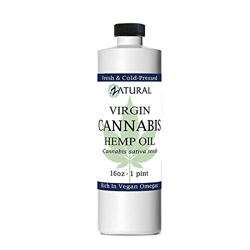 Zatural Hemp Oil 16 oz - Cold Pressed, 455,000mg, Omega 3 & 6, No Fillers | Therapeutic Grade