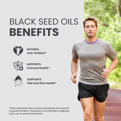 Zaytun Halal Black Seed Oil – 90 Veggie Capsules | Cold-Pressed, Non-GMO, Made in USA