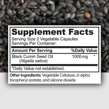 Zaytun Halal Black Seed Oil – 90 Veggie Capsules | Cold-Pressed, Non-GMO, Made in USA