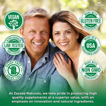 Zazzee Organic Milk Thistle 50:1 Extract – 20,000 mg Strength, 200 Capsules, 80% Silymarin, 6-Month Supply