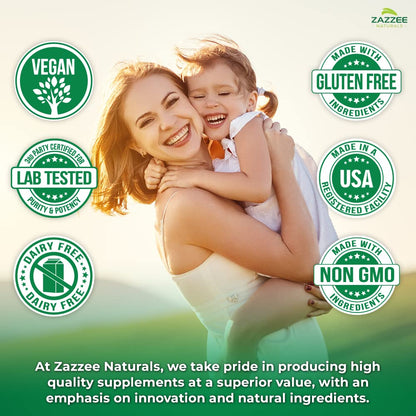 Zazzee D-Chiro-Inositol 50 mg per Capsule | 90 Vegan Capsules | 40:1 Ratio with Myo-Inositol