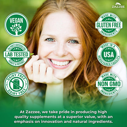 Zazzee Organic Moringa 20:1 Extract – 20,000 mg Strength, 120 Vegan Capsules, USA Made
