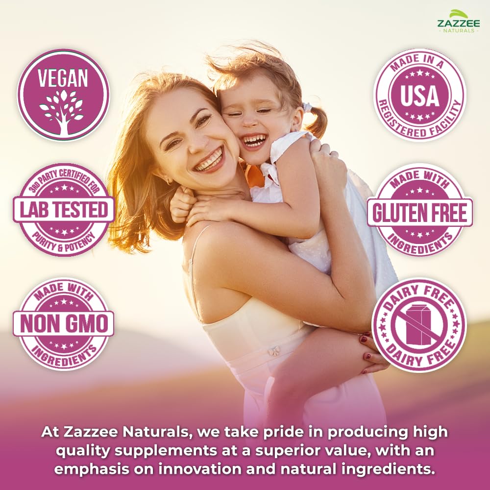 Zazzee PREGNOSITOL Powder – 3 Month Supply, 40:1 Myo-Inositol/D-Chiro-Inositol, Free Scoop, Vegan