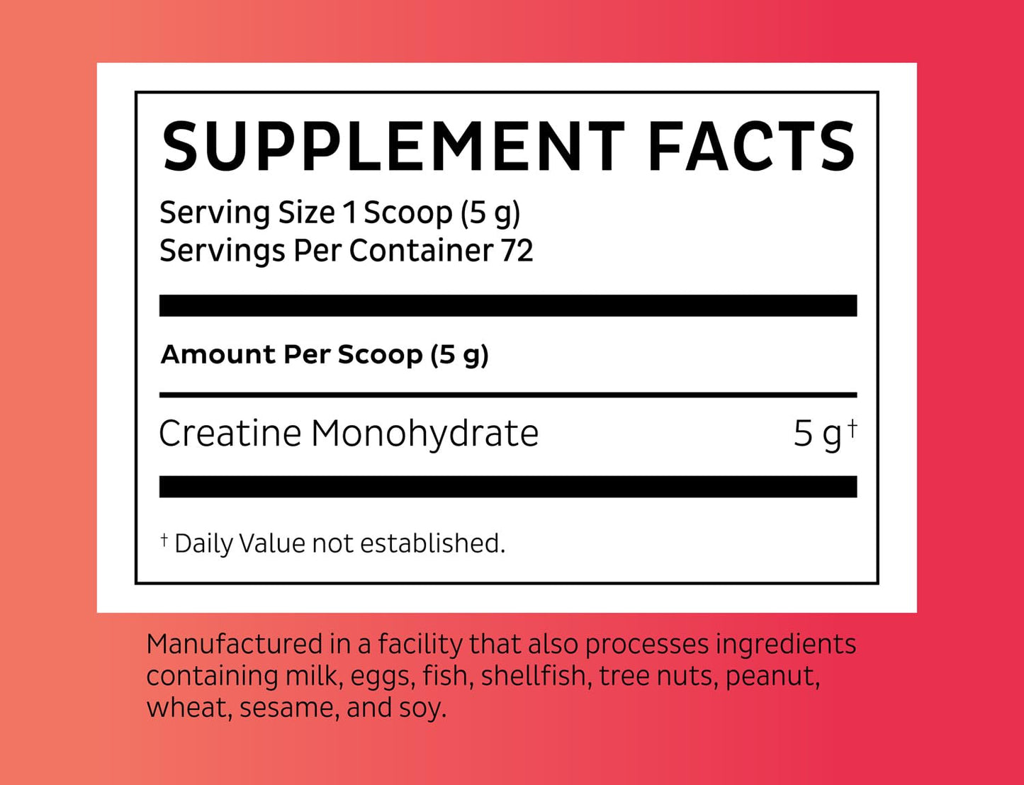 Zeal Micronized Creatine Monohydrate Powder – Unflavored, 5g per Serving | 72 Servings