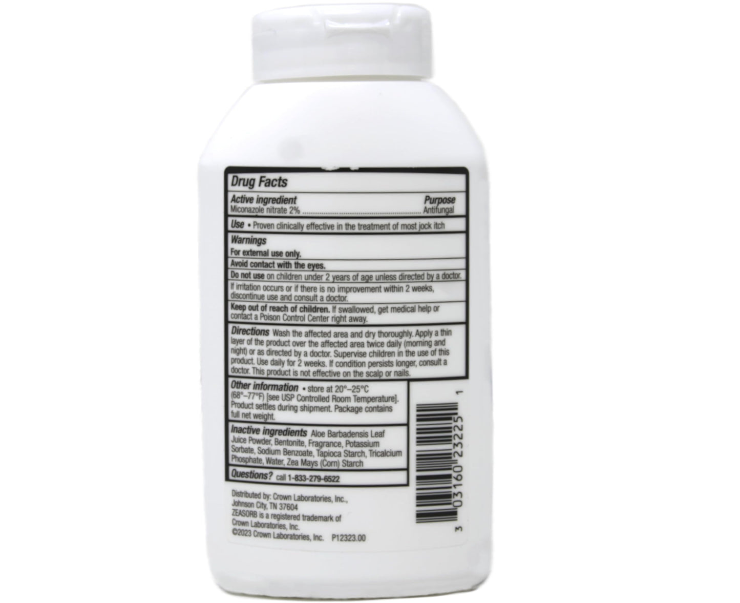 Zeasorb Antifungal Treatment Powder 2.5 oz – 3 Pack (Fragrance-Free, Moisture Control)