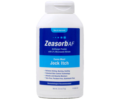 Zeasorb Antifungal Treatment Powder 2.5 oz – 3 Pack (Fragrance-Free, Moisture Control)