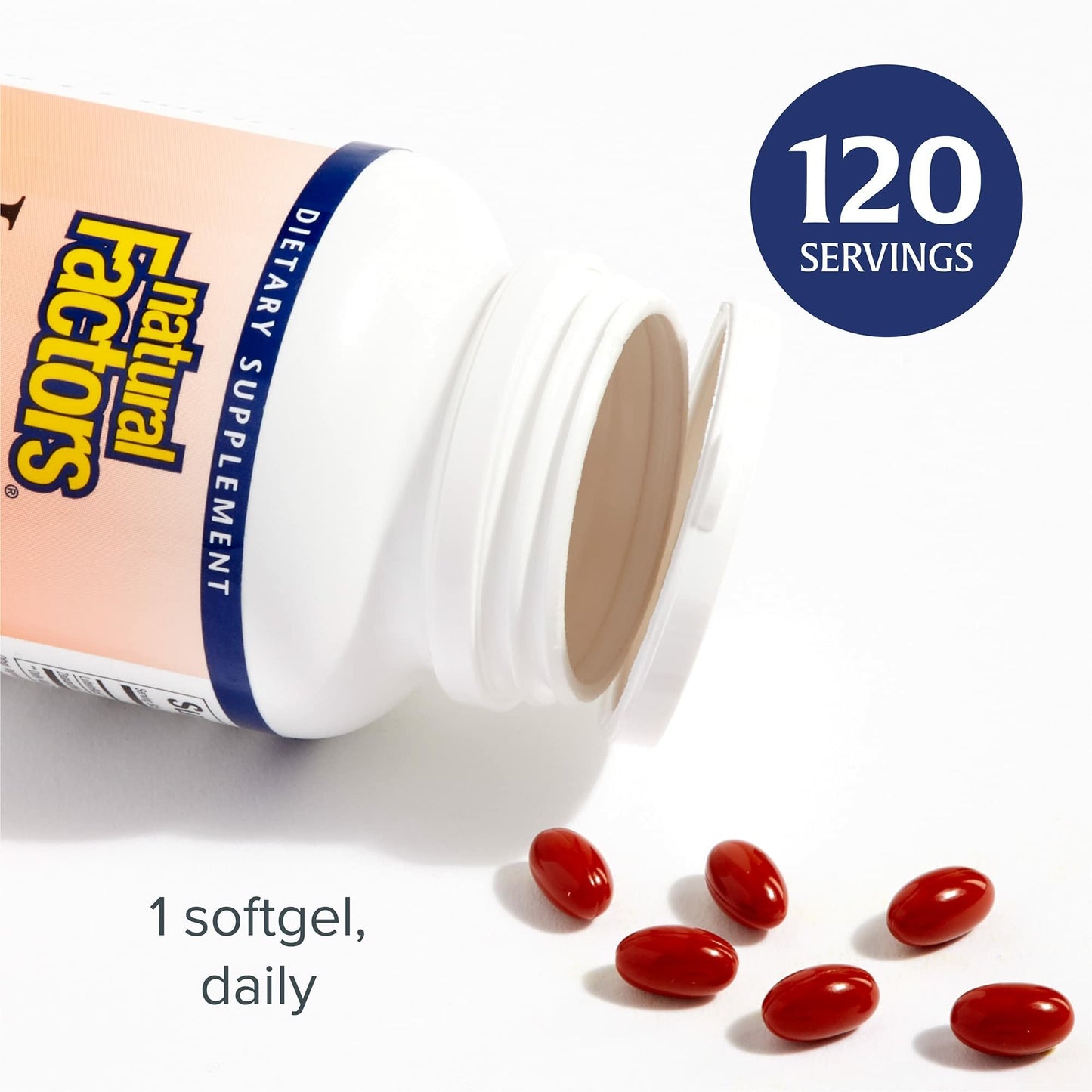 Natural Factors Lutein 20mg – Eye Health Antioxidant | 60 Soft Gels