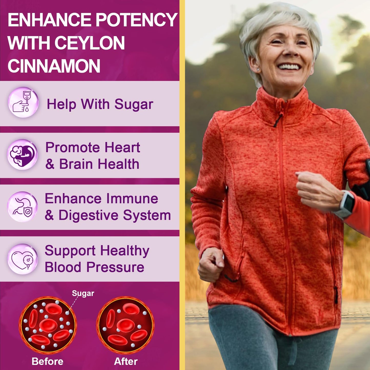 ZEBORA Berberine HCl 1200 mg – GLP-1 Support, Cinnamon, ALA, Capric Acid, 120 Capsules