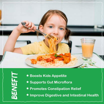 ZEBORA Kids Probiotic & Prebiotic Powder (3+) – 5B CFU, 30 Packets, Non-GMO, Gluten-Free