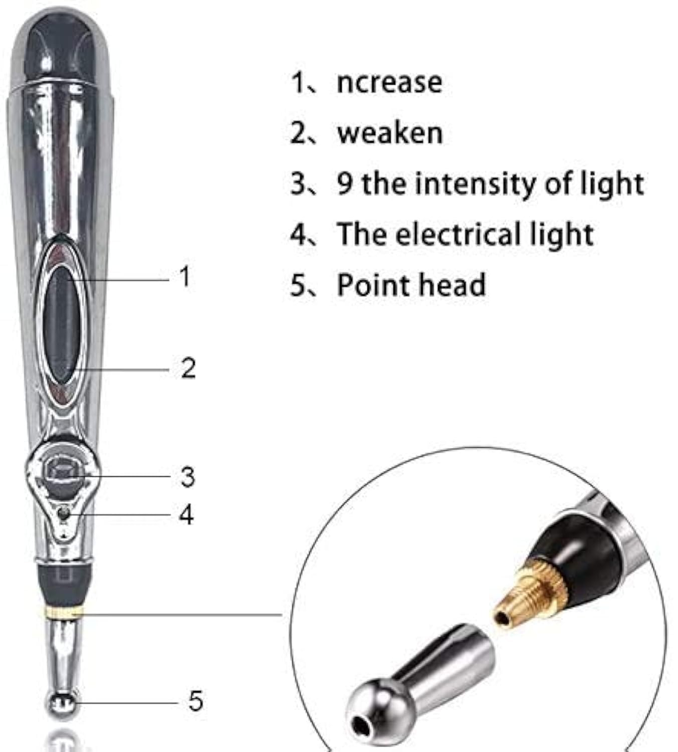 Zeerkeer 3-in-1 Acupuncture Pen – Pain Relief & Meridian Massage