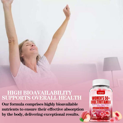 ZEGBALP Sugar-Free 50+ Multivitamin Gummies | Calcium & Zinc
