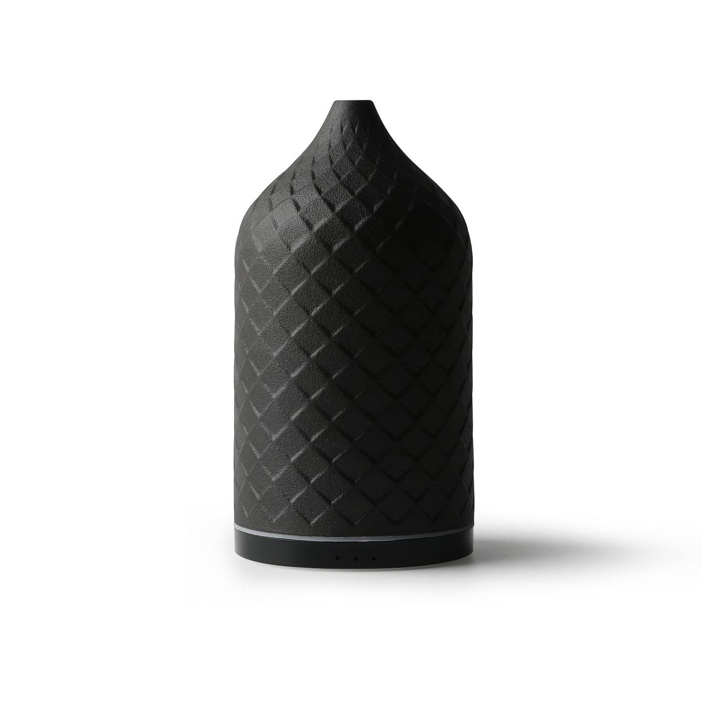 ZEIGGA LAB 120ml Essential Oil Diffuser - Ceramic Top, Auto-Off, 7 LED Lights (Black)