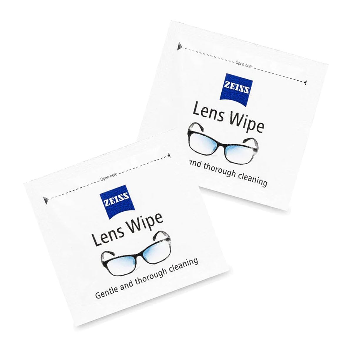 ZEISS Lens Cleaning Wipes, 120 Count - Pre-Moistened, Individually Wrapped for Coated Glass