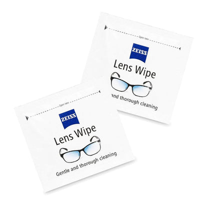 ZEISS Lens Cleaning Wipes, 120 Count - Pre-Moistened, Individually Wrapped for Coated Glass
