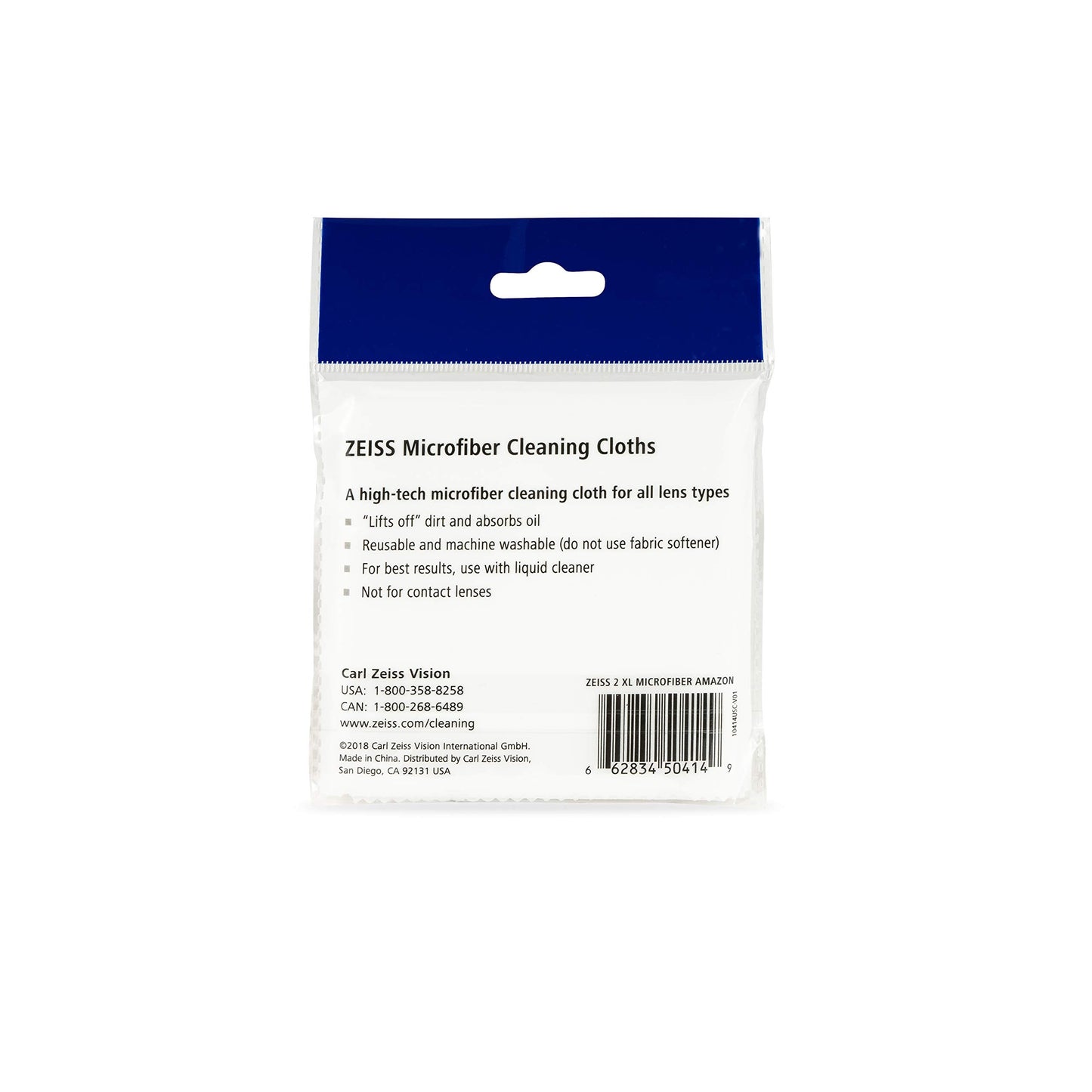 ZEISS MicroFiber Lens Cleaning Cloth – Jumbo Size (Pack of 2)