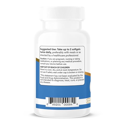 ZEN LIFE HERB IQ+ Brain - Caffeine-Free, Clinically Tested Focus, Concentration, Memory & Energy | 30 Softgels