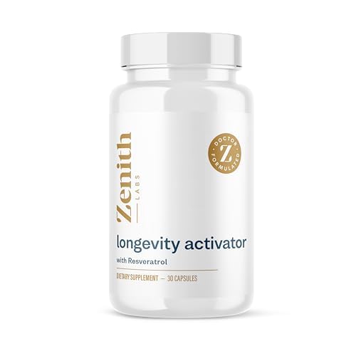 Zenith Labs Longevity Activator - Anti-Aging Supplement with Resveratrol