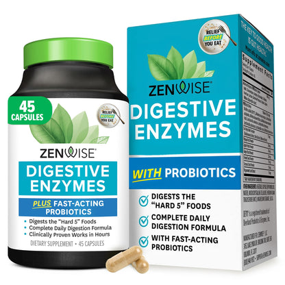 Zenwise Health Digestive Enzymes for Gut Health & Bloating Relief