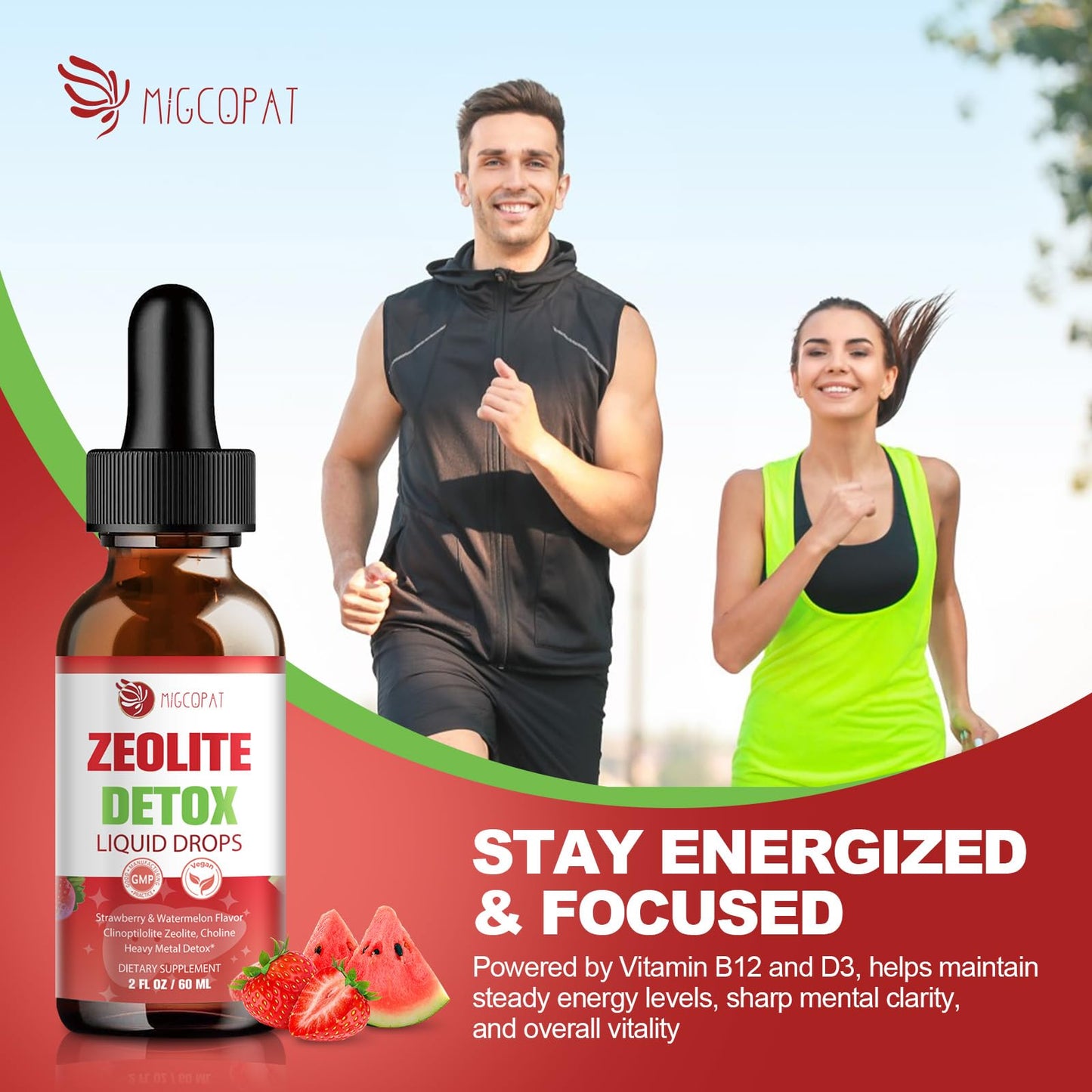 Zeolite Detox Drops with B12, D3 & Vitamin C – Heavy Metals Support (60ml)
