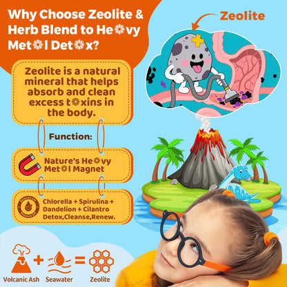Zeolite Detox Gummies for Kids & Adults – Sugar Free, Immune & Energy Support