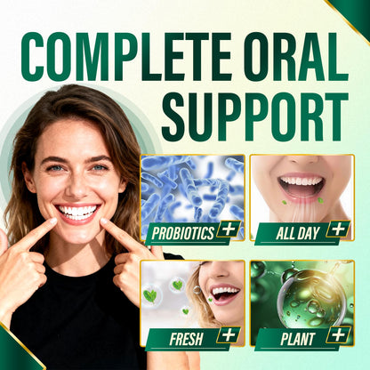 Zero Breath Bad Breath Capsules – 7-in-1 Breath Freshener | Organic Chlorophyllin, Probiotics, Mint