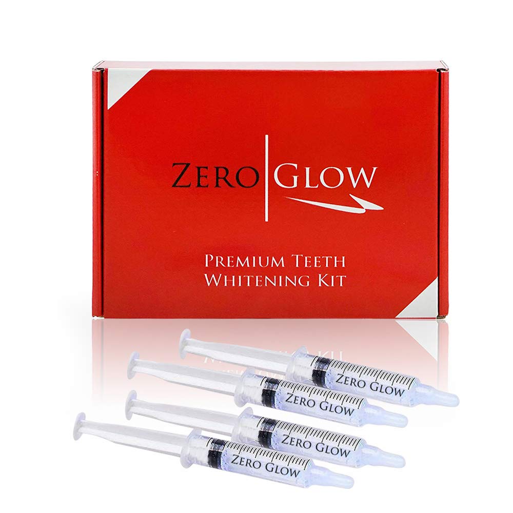 Zero Glow Teeth Whitening Gel Refill – 4x Syringes, 44% Carbamide Peroxide