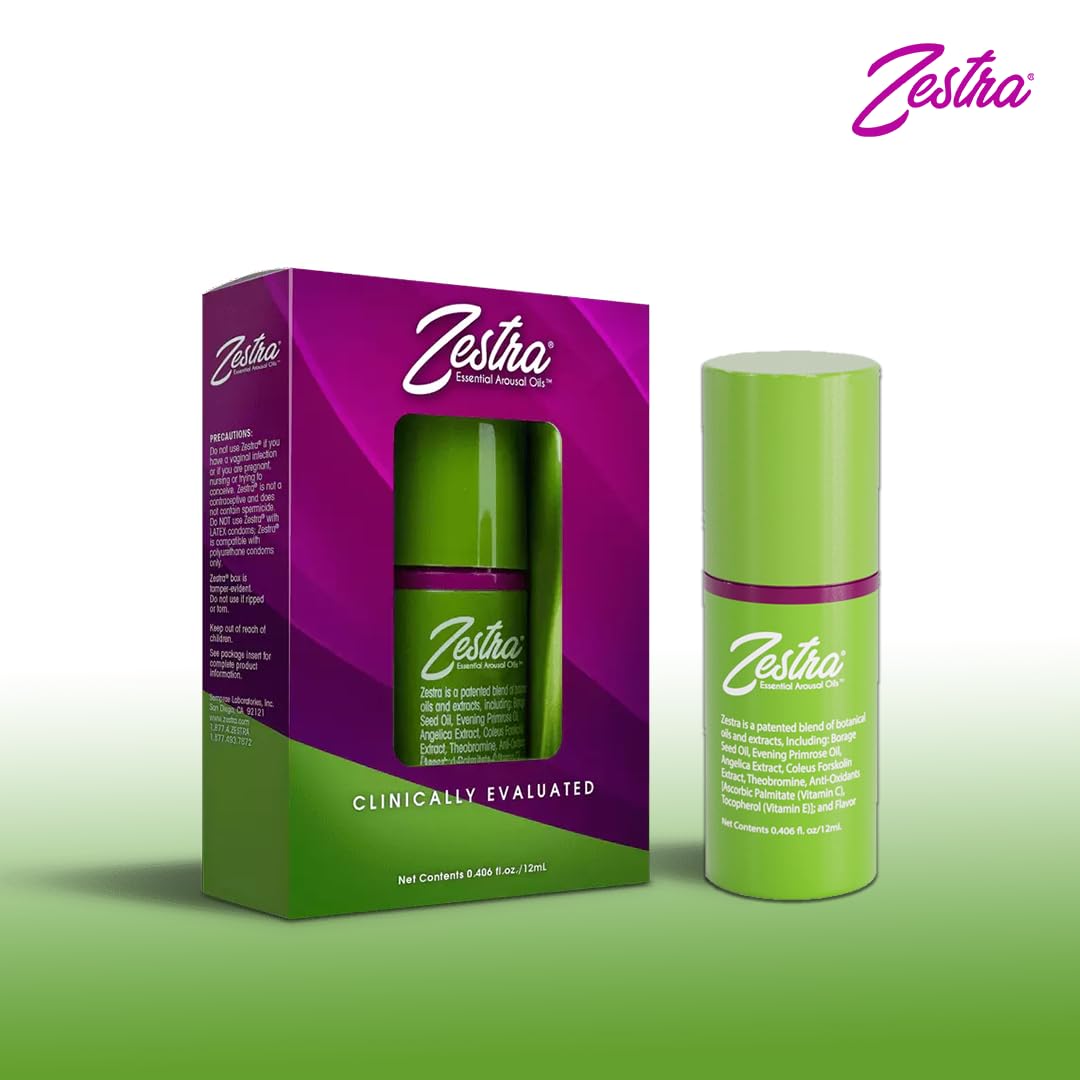 Zestra Essential Arousal Oil Blends – All-Natural, Non-Hormonal Arousal Gel for Women