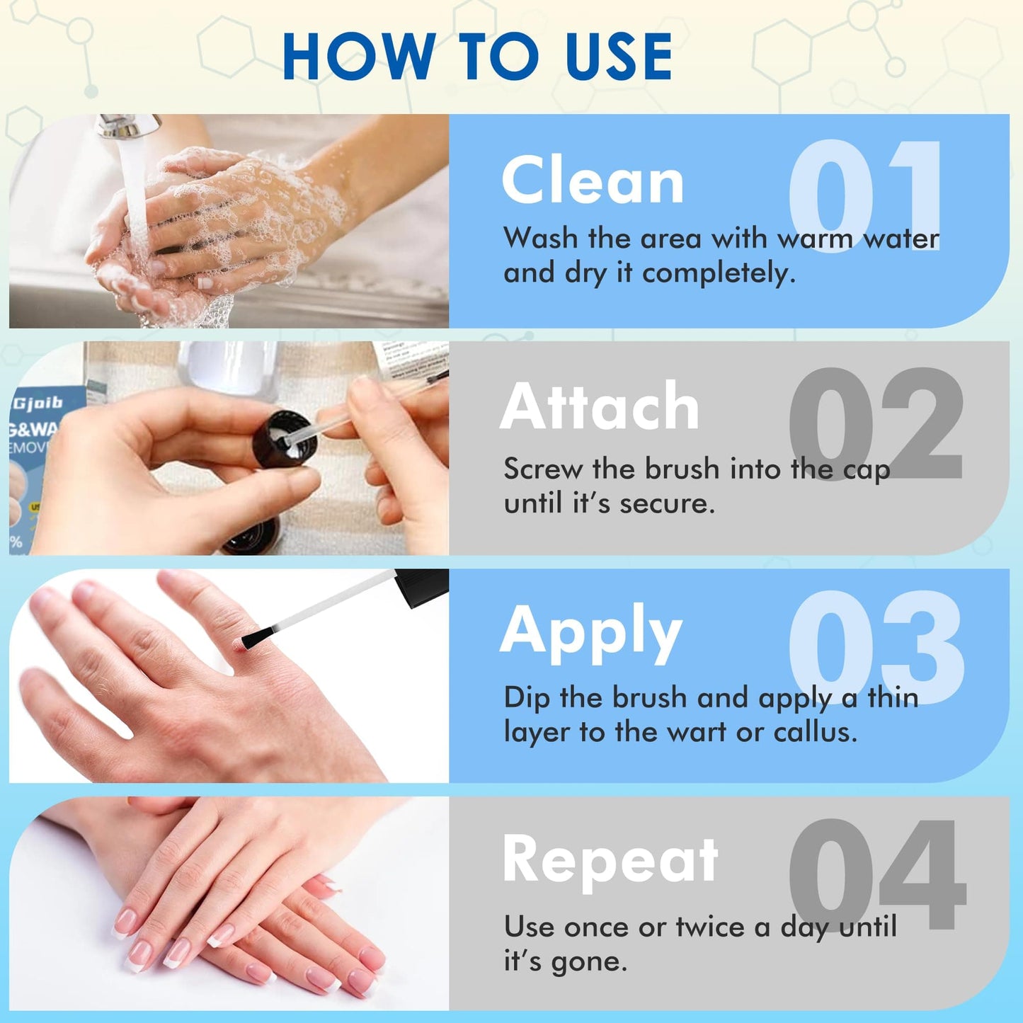 ZGjoib TAG Wart Remover Freeze Off Liquid 17% Salicylic Acid – 1oz Wart Treatment