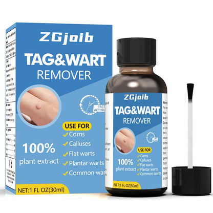 ZGjoib TAG Wart Remover Freeze Off Liquid 17% Salicylic Acid – 1oz Wart Treatment