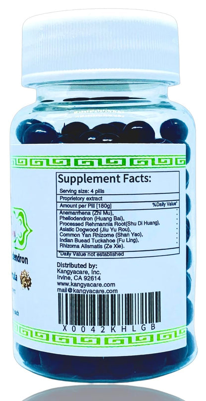 Zhi Bai Di Huang Wan – Anemarrhena & Phellodendron Formula | Nourish Yin, Purge Fire | 400 Ct (2 Bottles)