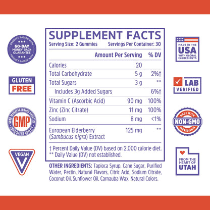 ZHOU Immune Support Bundle - Elder-Mune Elderberry & Vitamin C Gummies