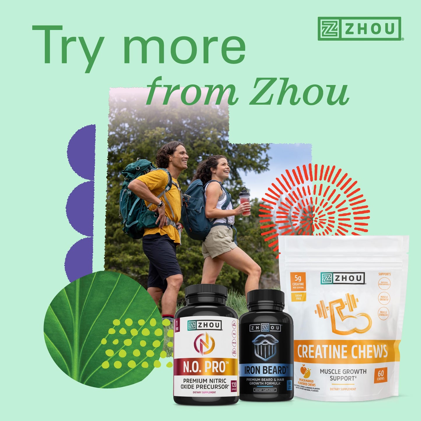 Zhou Saw Palmetto Supplement for Men – Premium Complex, Extra Strength