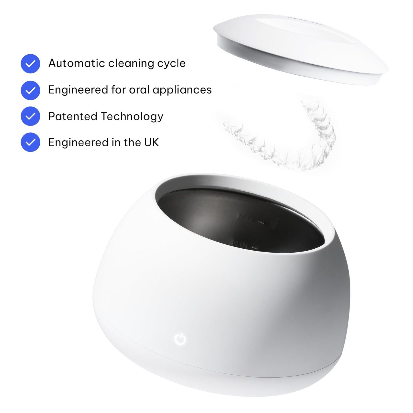 Zima Dental Pod | Ultrasonic Retainer Cleaner - Original Cleaner Machine