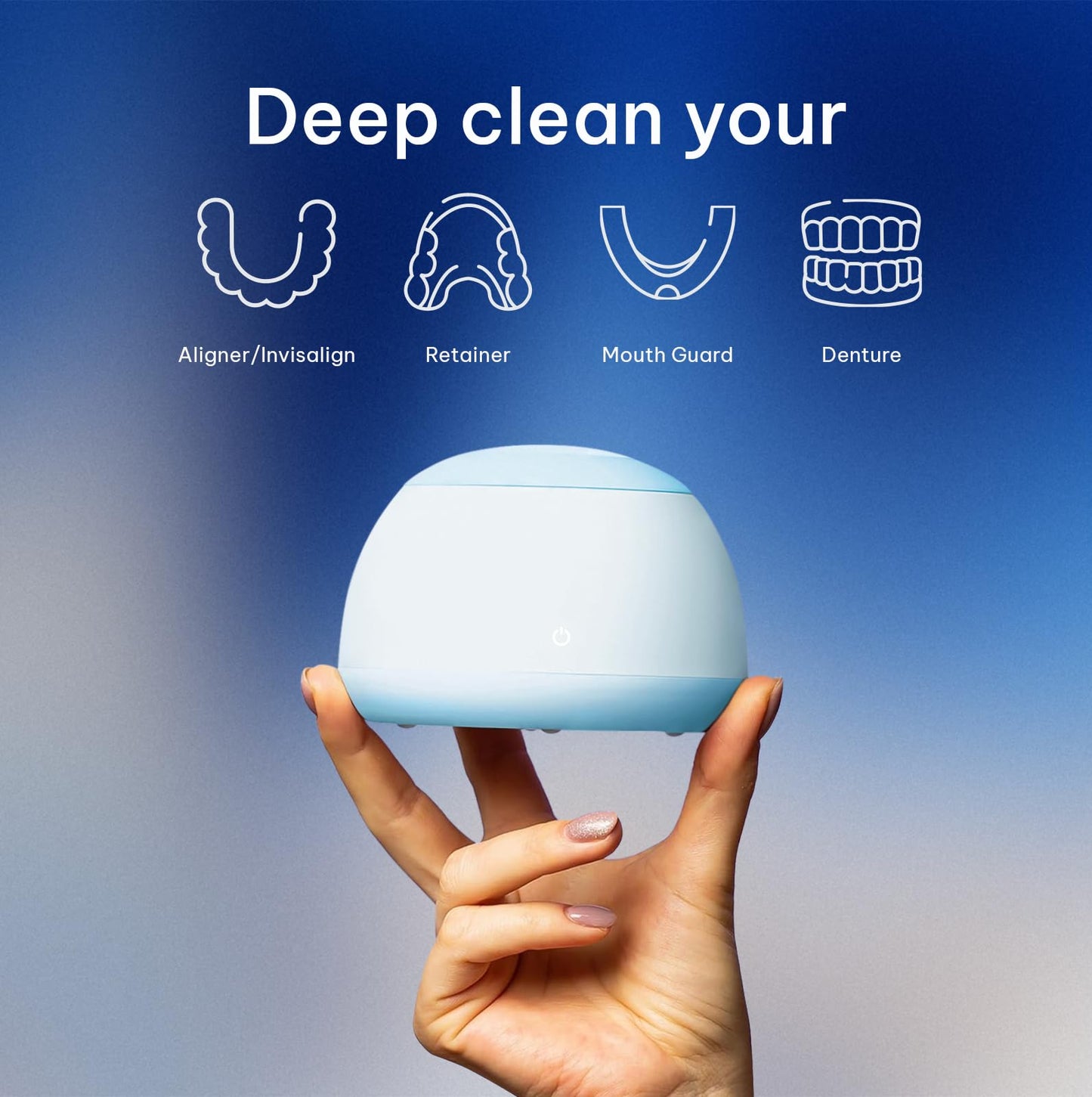 Zima Dental Pod Ultrasonic Retainer Cleaner — The Original