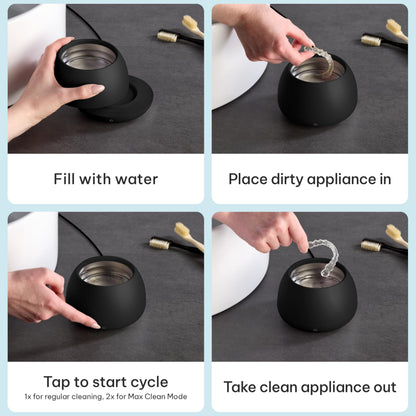Zima Dental Pod PRO: Ultrasonic Retainer Cleaner – Aligners & Mouthguards