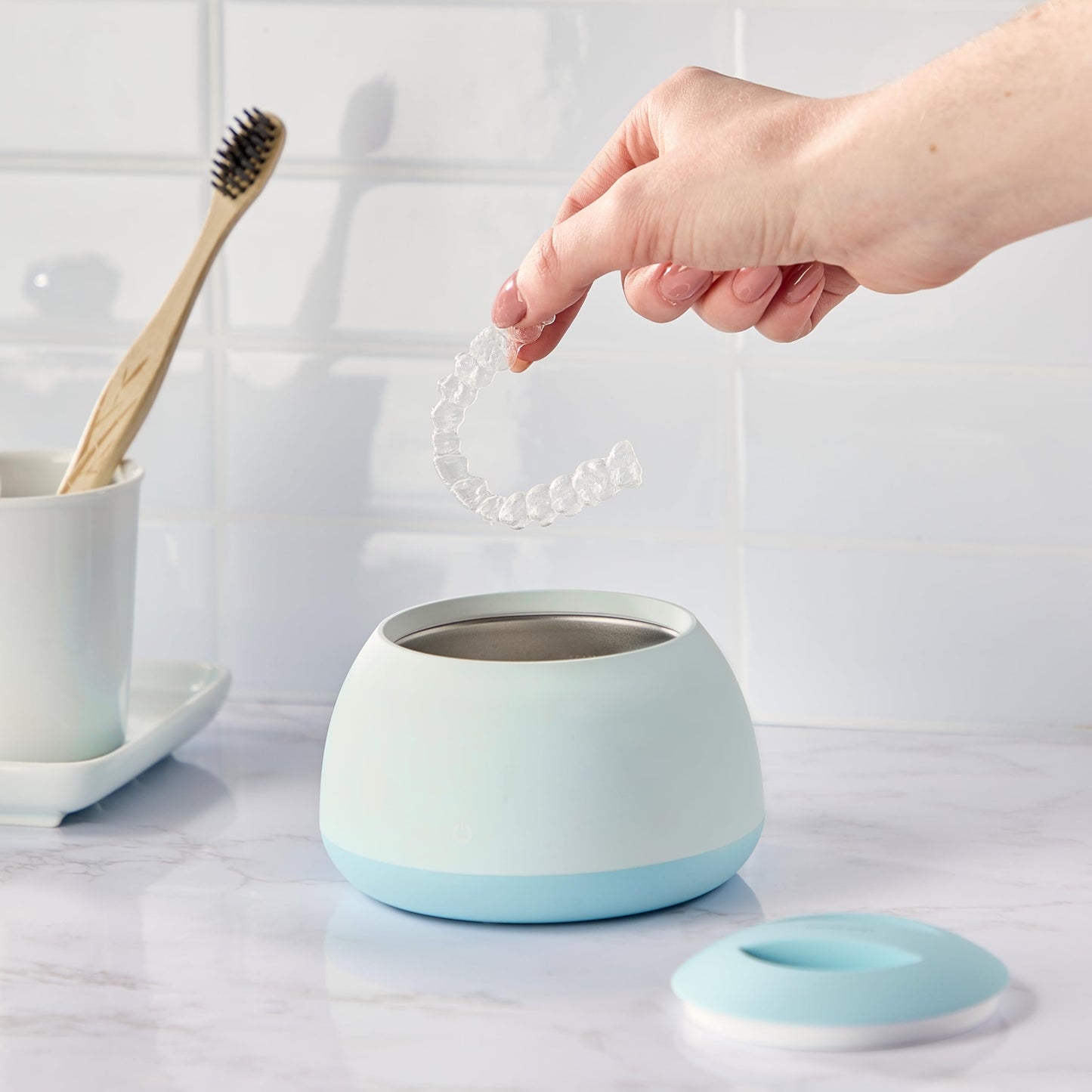 Zima Dental Pod Ultrasonic Retainer Cleaner — The Original