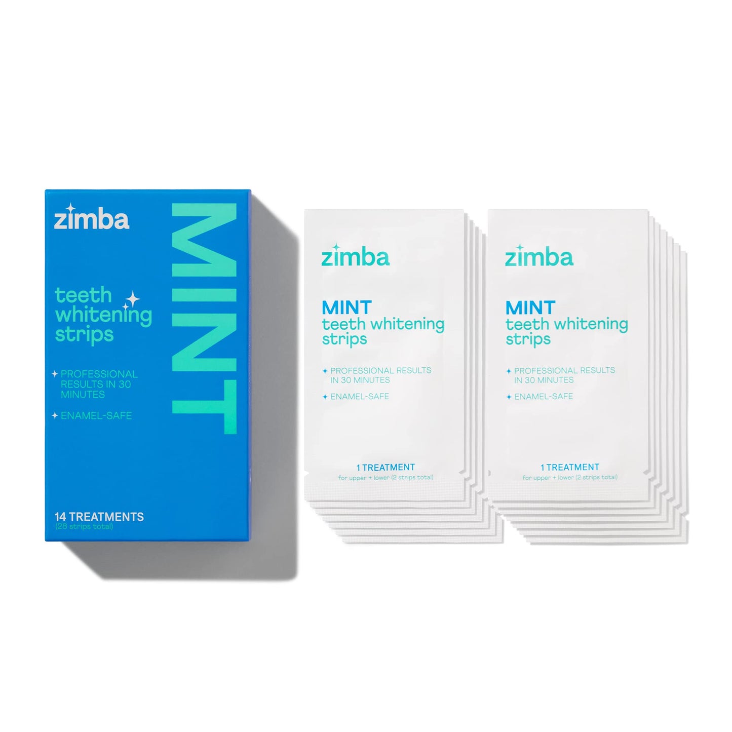 Zimba Watermelon Teeth Whitening Strips — Vegan & Enamel Safe